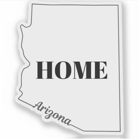 Sticker État d'ARIZONA (Devant)
