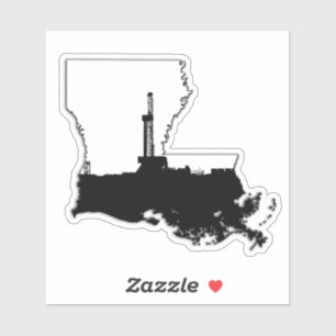 Sticker État de la Louisiane avec le coupe-circuit de