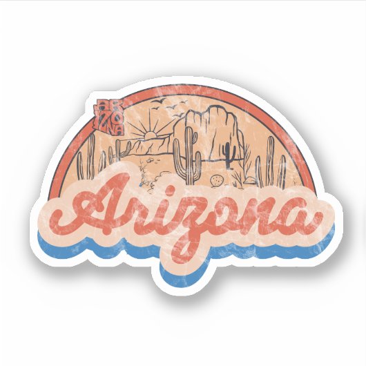 Sticker État de l'Arizona (Devant)