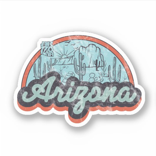 Sticker État de l'Arizona (Devant)