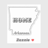 Sticker État de l'ARKANSAS (Feuille)