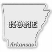 Sticker État de l'ARKANSAS (Devant)