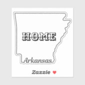 Sticker État de l'ARKANSAS (Feuille)