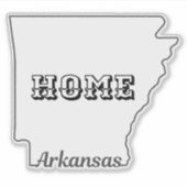 Sticker État de l'ARKANSAS (Devant)