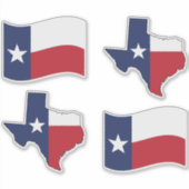 Sticker État du Texas (Devant)