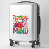 Sticker État tropical de l'esprit Plage d'été Graphique (Sur valise)
