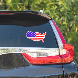 Sticker États-Unis Pays Drapeau Patriotique Américain
