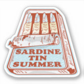 Sticker Été de Sardine (Devant)