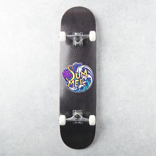 Sticker Été Plage tropicale vacances (Skateboard)