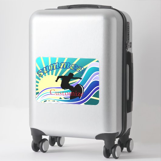 Sticker Été Surf Fun Thunder_Cove (Sur valise)