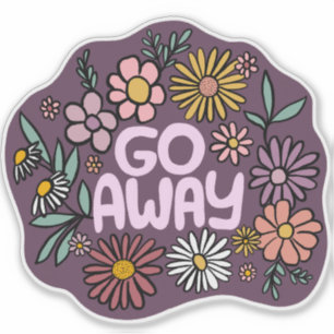 Sticker ÉTEINDRE Funny Floral mignon Daisy Daisy Dessin À