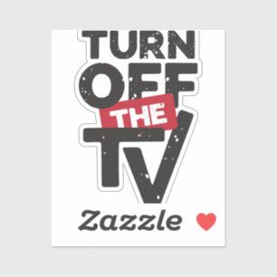 Sticker Éteins La Propagande Des Fausses Nouvelles De La T