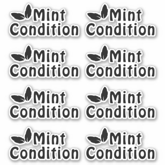 Sticker Éteinte de la condition de la menthe (Devant)