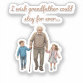 Sticker eternal love for grandfather (Recto)