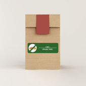 Sticker Étiquette 100% sans arachides