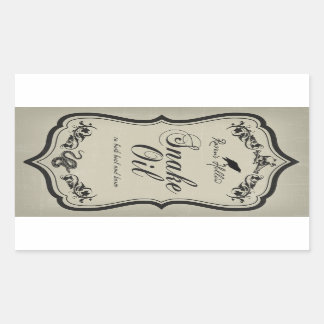 Sticker Étiquette à huile de serpent Halloween Jar