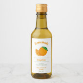 Sticker Étiquette à la bouteille de jus d'orange (Devant)