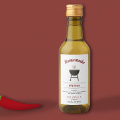 Sticker Étiquette à la sauce barbecue