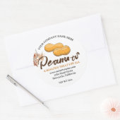 Sticker Étiquette au beurre d'arachide (Enveloppe)