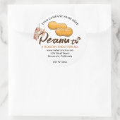 Sticker Étiquette au beurre d'arachide (Sac)