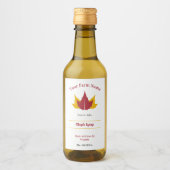 Sticker Étiquette au sirop d'érable (Devant)