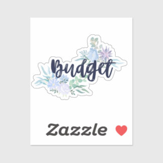 Sticker Étiquette budget pour Wedding planner/Carn