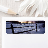 Sticker Étiquette de adresse de l'enveloppe de car (En situation)