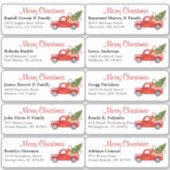 Sticker étiquette de adresse de nom de vacances in (Devant)