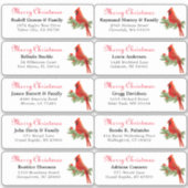 Sticker étiquette de adresse de nom de vacances in (Devant)