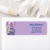 Sticker Étiquette de adresse de vacances pour enfa (En situation)