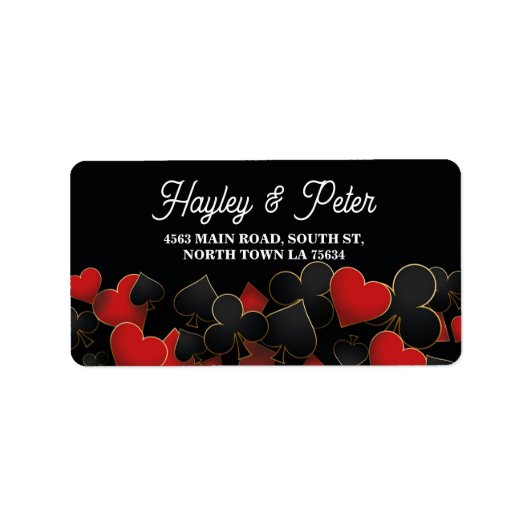 Sticker Étiquette de adresse du Las Vegas Casino N (Devant)