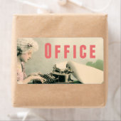 Sticker Étiquette de boîte de stockage Office Movi (En situation)