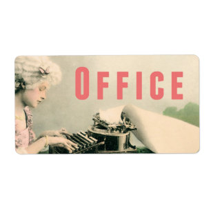 Sticker Étiquette de boîte de stockage Office Movi