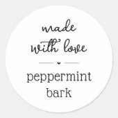 Sticker Étiquette de cadeaux de cuisine fait maiso (Devant)