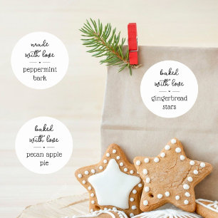 Sticker Étiquette de cadeaux de cuisine fait maiso