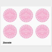 Sticker Étiquette De Conduite Amoureuse (Feuille)
