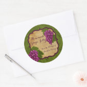 Sticker Étiquette de gelée de raisin maison person (Enveloppe)