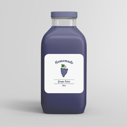 Sticker Étiquette de jus de raisin modifiable