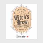 Sticker Étiquette de la sorcière originale (Feuille)