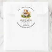 Sticker Étiquette de l'agriculture de viande de po (Sac)