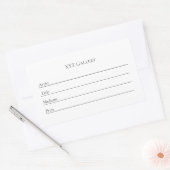 Sticker Étiquette de l'exposition de la Galerie d' (Enveloppe)