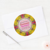 Sticker Étiquette de livre Fusion Tribal frais (Enveloppe)