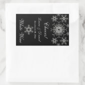 Sticker Étiquette de Parties scintillant d'argent  (Sac)