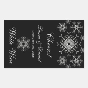 Sticker Étiquette de Parties scintillant d'argent 