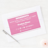 Sticker Étiquette de produit ingrédient (Enveloppe)