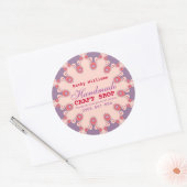 Sticker Étiquette de produit Pink Purple Pastel (Enveloppe)