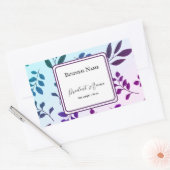 Sticker Étiquette de produit Rectangle (Enveloppe)