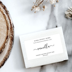 Sticker Étiquette de savon personnalisé