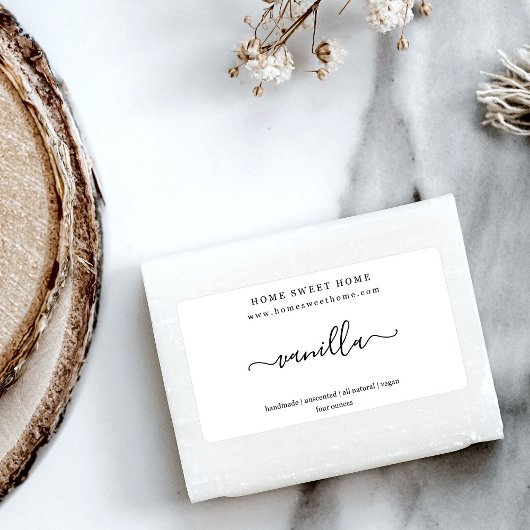 Sticker Étiquette de savon personnalisé