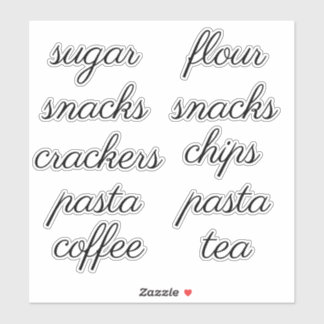 Sticker Étiquette de script de l'organisation de l